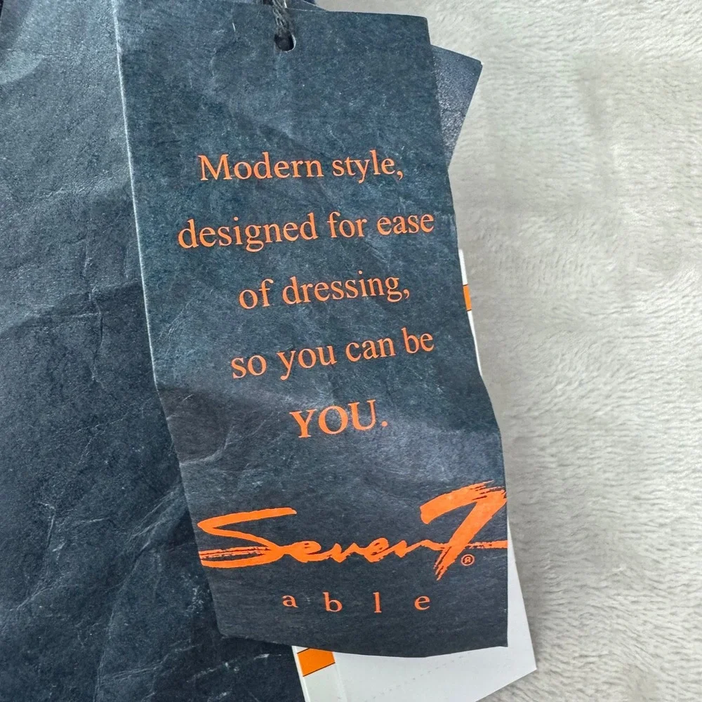 Seven7 Able Jeans Mens 32x30 Blue Slim Adaptive Magnetic Fly Easy Dressing New